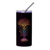 Colorful Tree Roots Design Stainless Steel Tumbler product